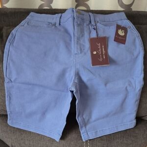Gloria Vanderbilt Amanda 11" Denim Bermuda Shorts